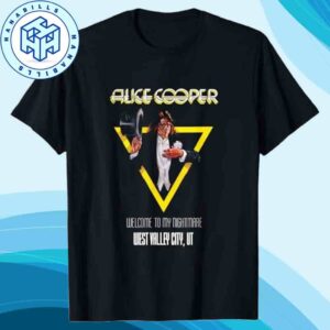 Alice Cooper World Tour 2025 Welcomto My Nightmare West Valley City At Utah First Credit Union Amphitheatre On October 12 Unisex T-Shirt