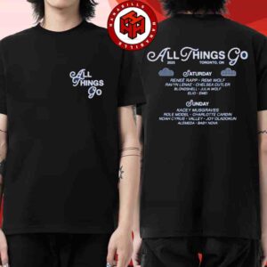 All Things Go Festival 2025 Venue Tee In Toronto ON On Oct 4-5 2025 At Budweiser Stage Merch Clouds Toronto Lineup Two Sided Unisex T-Shirt
