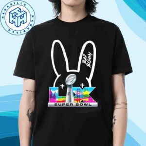 Bad Bunny X Super Bowl LX 2026 Bunny Logo Unisex T-Shirt