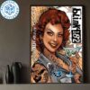 Foo Fighters Gig Poster New Haven CT At Toads Place On September 23 2025 Monster Couple Art Home Decor Poster Canvas