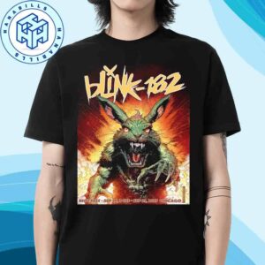 Blink 182 Riot Fest 2025 In Chicago IL Poster Tee On September 19-21 Unisex T-Shirt