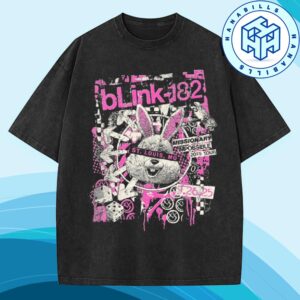 Blink-182 St Louis Missouri 2025 Exclusive Washed Tee Merch Live At Hollywood Casino Amphitheater On September 26 2025 Shirt