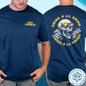 Eric Church Free The Machine Tour 2025-26 Smoke A Little Smoke Two Sided Unisex T-Shirt