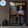 Eric Church Green Bay Wisconsin 2025 Free The Machine Tour September 25 At Resch Center Home Decor Poster Canvas