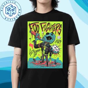 Foo Fighters Washington DC Concert Poster On September 21 2025 Black Cat Unisex T-Shirt