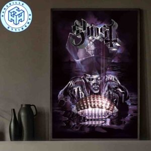 Ghost Mexico MX Skeletour World Tour 2025 Concert Poster Palacio De Los Deportes September Home Decor Poster Canvas