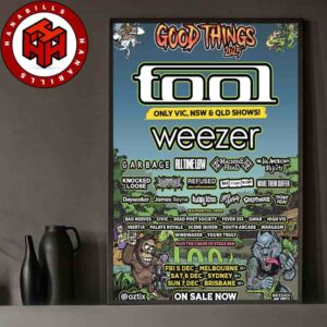 Good Things Festival 2025 Lineup Australia Tour On December 5th 6th 7th 2025 In Melbourne Sydney Brisbane Home Decor Poster Canvas