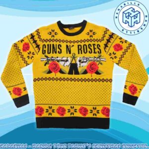 Guns N Roses Bang Bang Bloom Bloom Family Memories And Christmas Gift Ugly Sweater