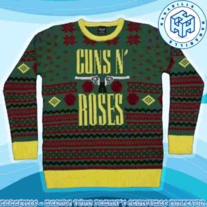 Guns N Roses Bulletproof Roses Family Memories And Christmas Gift Ugly Sweater