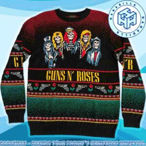 Guns N Roses Christmas Chaos Family Memories And Christmas Gift Ugly Sweater