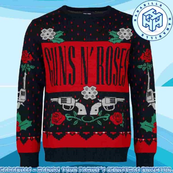 Guns N Roses Classic Rock Edition Family Memories And Christmas Gift Ugly Sweater