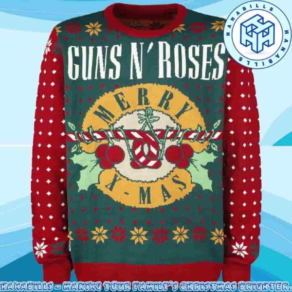 Guns N Roses Merry X-Mas Family Memories And Christmas Gift Ugly Sweater