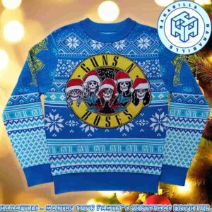 Guns N Roses Santa Skull Members Family Memories And Christmas Gift Ugly Sweater