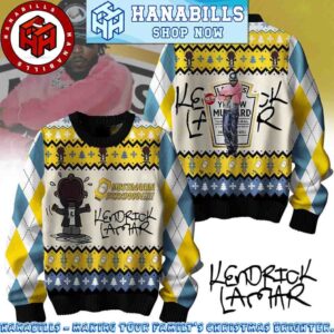 Kendrick Lamar Not Like Us Goes 1 Mustard Christmas Gifts Ugly Sweater For Family And Friend
