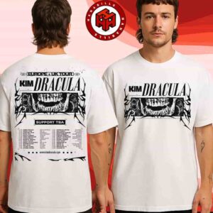 Kim Dracula Europe And UK Tour Dates List 2026 TBA Support Merch Two Sided Unisex T-Shirt
