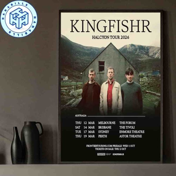 Kingfishr The Halcyon Tour Of Australia Set For March 2026 Home Decor Poster Canvas
