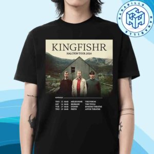 Kingfishr The Halcyon Tour Of Australia Set For March 2026 Unisex T-Shirt