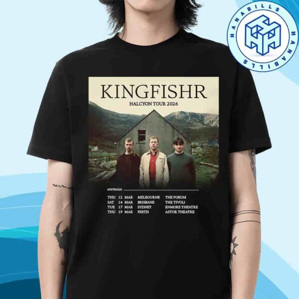 Kingfishr The Halcyon Tour Of Australia Set For March 2026 Unisex T-Shirt