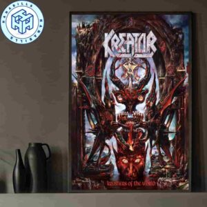 Kreator Krushers Of The World Drops January 16th 2026 Home Decor Poster Canvas