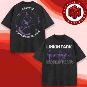 Linkin Park From Zero World Tour 2025 Exclusive Tee In Seattle WA On Sept 24th 2025 At Climate Pledge Arena Washed T-Shirt