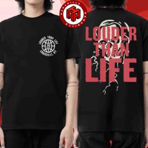 Louder Than Life Festival 2025 Event Tee In Louisville KY On Sept 18-21 Merch Globe Life Two Sided Unisex T-Shirt