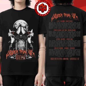 Louder Than Life Festival Full Lineup 2025 Event Tee In Louisville KY On Sept 18-21 Merch Ashes To Ashes Two Sided Unisex T-Shirt