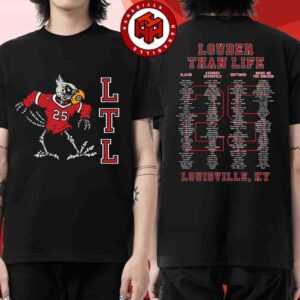 Louder Than Life Festival Full Lineup 2025 Event Tee In Louisville KY On Sept 18-21 Merch Cardinal Sin Two Sided Unisex T-Shirt