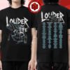 Louder Than Life Festival Full Lineup 2025 Event Tee In Louisville KY On Sept 18-21 Merch Finish Line Two Sided Unisex T-Shirt