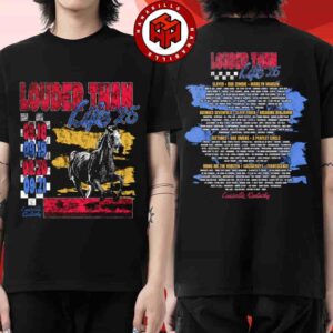 Louder Than Life Festival Full Lineup 2025 Event Tee In Louisville KY On Sept 18-21 Merch Finish Line Two Sided Unisex T-Shirt