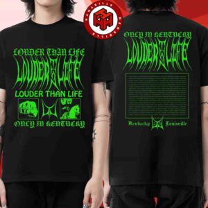 Louder Than Life Festival Full Lineup 2025 Event Tee In Louisville KY On Sept 18-21 Merch Hit And Run Two Sided Unisex T-Shirt