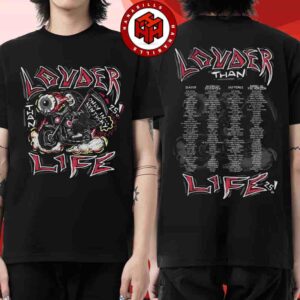 Louder Than Life Festival Full Lineup 2025 Event Tee In Louisville KY On Sept 18-21 Merch Lookout Two Sided Unisex T-Shirt