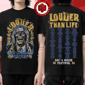 Louder Than Life Festival Full Lineup 2025 Event Tee In Louisville KY On Sept 18-21 Merch Mindblown Two Sided Unisex T-Shirt