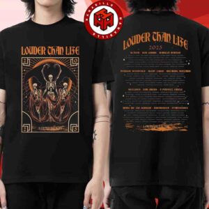 Louder Than Life Festival Full Lineup 2025 Event Tee In Louisville KY On Sept 18-21 Merch Night Terror Two Sided Unisex T-Shirt
