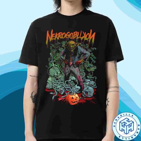 Nekrogoblikon Halloween Horror Slayer Tee Limited Edition Print By Artist Dr Knudson Unisex T-Shirt