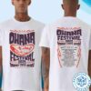 Official Ohana Festival 2025 Doheny State Beach Dana Point CA On Sept 26-27-28 Dates List Triptych T-Shirt