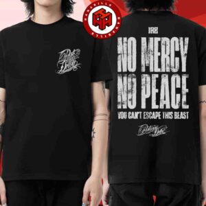 Parkway Drive 10 Years Anniversary IRE Album Merch No Mercy No Peace You Cant Escape This Beast Two Sided Unisex T-Shirt