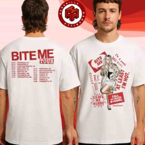 Renee Rapp Bite Me Tour Dates List 2025 Merch Print Two Sided Unisex T-Shirt