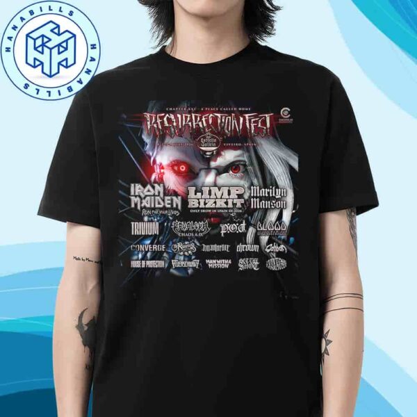 Resurrection Fest EG 2026 Viveiro Spain On July 1 2 3 4 2 First Line Up Unisex T-Shirt