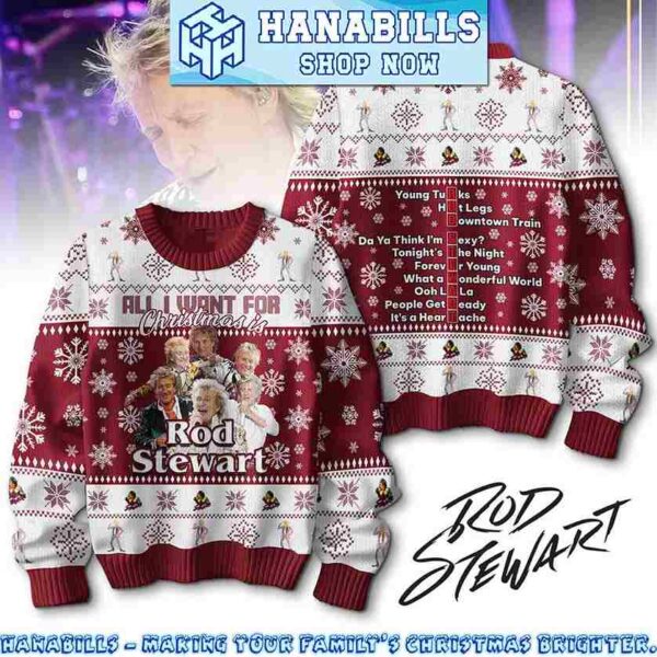 Rob Stewart All I Want For Christmas Is Stewart Family Memories And Christmas Gift Ugly Sweater