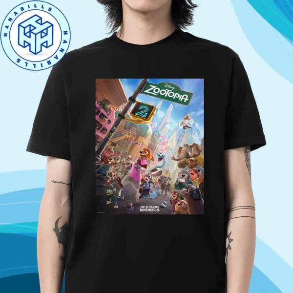Running Wild Zootopia 2 hits theaters November 26 2025 Unisex T-Shirt