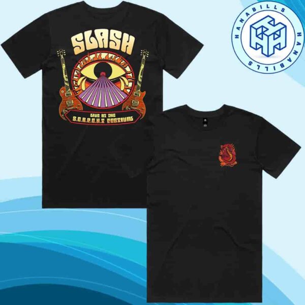 Slash Live At The Serpent Festival November 7th 2025 Guitar Two Sided Merchandise T-Shirt