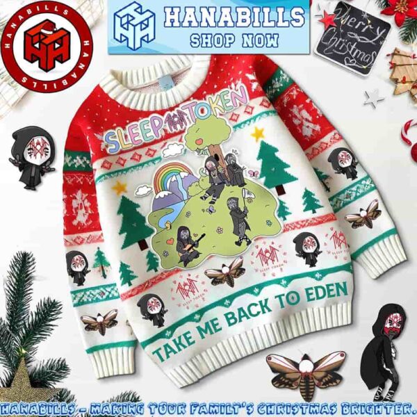 Sleep Token All I Want For Christmas Taking Me Back To Eden Ugly Sweater For Family And Friend