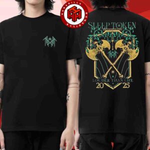 Sleep Token Louder Than Life Festival 2025 Exclusive Tee In Louisville KY On Sept 18-21 Merch Two Axes Two Sided Unisex T-Shirt