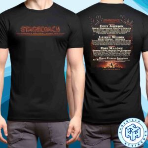 Stagecoach California’s Country Music Festival 2026 Official Lineup Two Sided Unisex T-Shirt