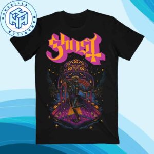 The Band Ghost Skeletour World Tour 2025 Event Tee In Xochimilco Mexico City Merchandise Unisex T-Shirt