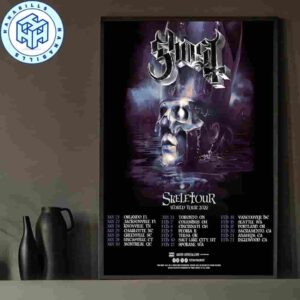 The Nameless Ghouls Official Ghost Message From The Cult Skeletour World Tour 2026 Home Decor Poster Canvas