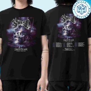 The Nameless Ghouls Official Ghost Message From The Cult Skeletour World Tour 2026 Two Sided Unisex T-Shirt