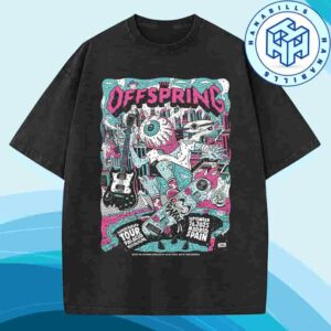 The Offspring Madrid Spain Supercharged Tour 2025 At Palacio Vistalegre On September 26 Washed T-Shirt