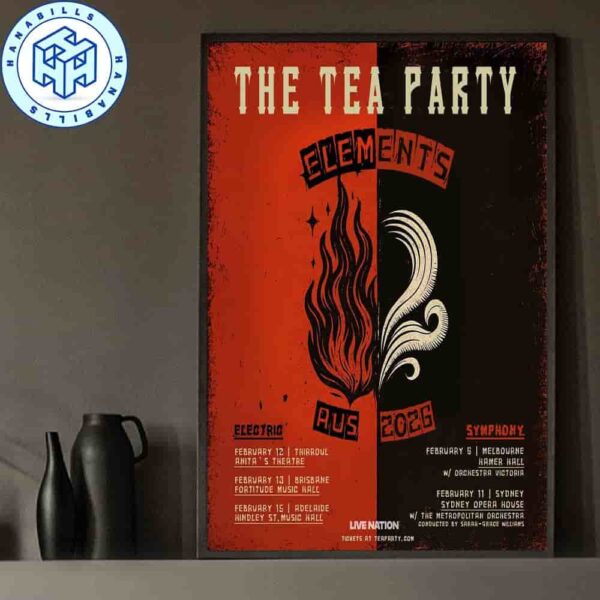 The Tea Party Elements Tour Of Australia Set For Next February 2026 Home Decor Poster Canvas