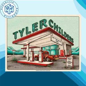 Tyler Childers On The Road Tour 2025 Live In Charlottesville Virginia Concert Poster At John Paul Jones Arena On Sept 22 Decor Poster Canvas